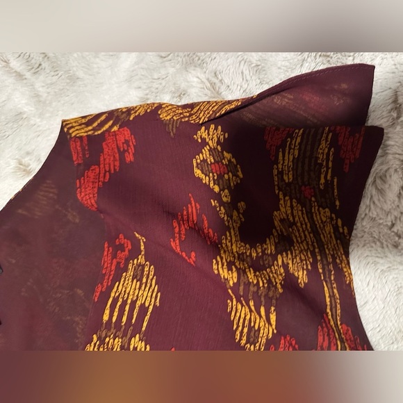 Lane Bryant Plus Size Faux Wrap V neck Tunic Blouse/ Dress Size 18/20 - Picture 4 of 10